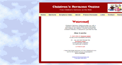Desktop Screenshot of childrenssermonsonline.net